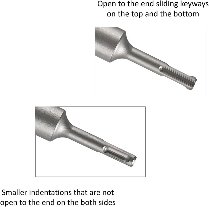 SPKLINE SDS-Plus Ground Rod Driver for 5/8 Inch and 3/4 Inch Ground Rods, 13/16" X 6-11/16"(20X170mm), 10mm Diameter Shank Fits Bosch Dewalt Milwaukee Hilti and Other SDS-Plus Rotary Hammer Drills - Image 5